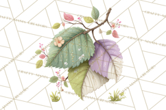 Falling Leaves Clipart PNG Autumn Clip Art, Fall Clipart Png Product Image 5
