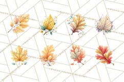 Falling Leaves Clipart PNG Autumn Clip Art, Fall Clipart Png Product Image 7