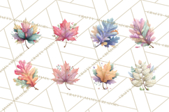 Falling Leaves Clipart PNG Autumn Clip Art, Fall Clipart Png Product Image 6