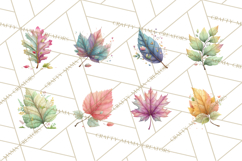 Falling Leaves Clipart PNG Autumn Clip Art, Fall Clipart Png Product Image 4