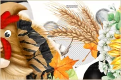 Fall Truck png |Thanksgiving Day truck |Turkey Gnome PNG Product Image 3