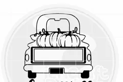 Fall Y'all svg, Fall Vintage Truck svg, Thanksgiving svg Product Image 2