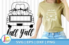 Fall Y'all svg, Fall Vintage Truck svg, Thanksgiving svg Product Image 1