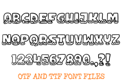 Flame Fire Cartoon Lettering ABC Font Typeface Alphabet OTF Product Image 2