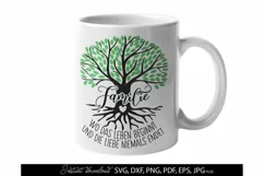 Download this German familie today for a good price. These German familie tree of love plotter file are compatible with Cricut and Silhouette Cutting Machines.