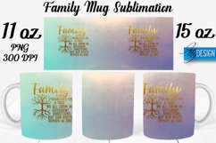 Family Quotes Mug Wrap Sublimation|Family 11Oz Mug|15Oz Mug Product Image 1