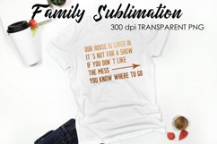 Family Sublimation|Family Quotes Design|Mom Sublimation Product Image 1