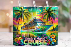Family And Friends Cruise Tumbler Wrap, Cruise Tumbler PNG Product Image 1