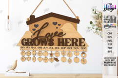 Family Birthdays Calendar Laser Cut Bundle|Family Events SVG Product Image 2