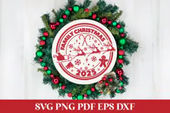 Family Christmas 2025 SVG Quote Product Image 1