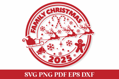 Family Christmas 2025 SVG Quote Product Image 2