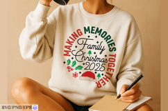 Making Memories Together Family Christmas SVG 2025 Holiday Product Image 4