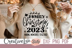 Family Christmas 2023 SVG, Family Christmas Shirts SVG Product Image 2