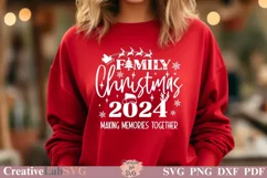 Family Christmas 2024 SVG, Christmas Shirts Product Image 2