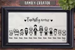 Family crew svg creator Funny family welcome sign