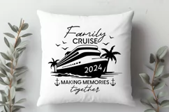 Family Cruise 2024 SVG - Summer Vacation Cricut Cut File Product Image 3