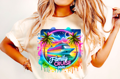 Family Cruise 2025 PNG, Summer Sublimation, Cruise PNG, Trip Product Image 2