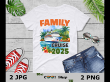 Family Cruise 2025 Png, Making Memories Together Png Product Image 3