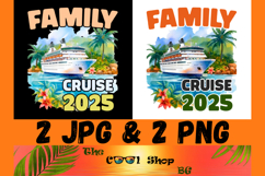 Family Cruise 2025 Png, Making Memories Together Png Product Image 1