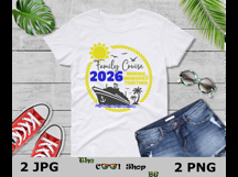 Family Cruise 2026 Png, Making Memories Together Png Product Image 3