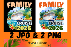 Family Cruise 2026 Png, Making Memories Together Png Product Image 1