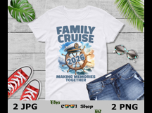 Family Cruise 2026 Png, Making Memories Together Png Product Image 3