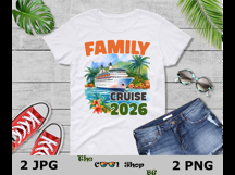 Family Cruise 2026 Png, Making Memories Together Png Product Image 3