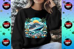 Family Cruise Clipart Bundle 14 Tropical Vacation PNG Product Image 5