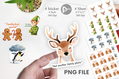 Sticker Family Drama Christmas Quotes Product Image 1