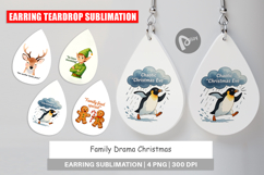 Earring Family Drama Christmas Quotes Product Image 1