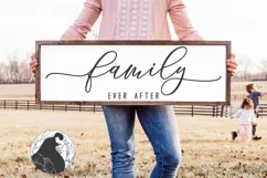 Family Ever After SVG, Farmhouse SVG Product Image 1