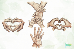 Family Hands Illustration Product Image 1