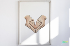 Family Hands Illustration Product Image 2