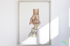 Family Hands Illustration Product Image 2