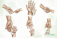 Family Hands Illustration Product Image 7