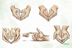 Family Hands Illustration Product Image 6