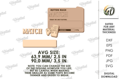 Family interactive fridge magnet Laser Cut. Planner SVG Product Image 2