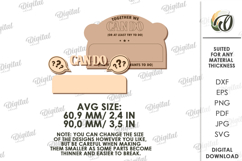Family interactive fridge magnet Laser Cut. Planner SVG Product Image 2
