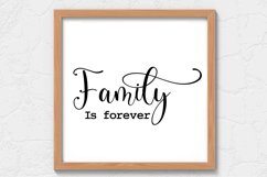Family is forever SVG, Farm House Sign SVG Product Image 1