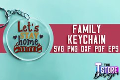 Family SVG Keychain Design | Family Quotes SVG Design | SVG Product Image 1