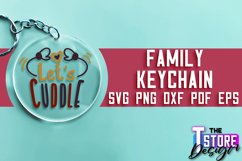 Family SVG Keychain Design | Family Quotes SVG Design | SVG Product Image 1