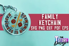 Family SVG Keychain Design | Family Quotes SVG Design | SVG Product Image 1