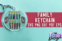 Family SVG Keychain Design | Family Quotes SVG Design | SVG Product Image 1