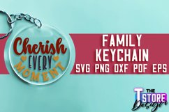 Family SVG Keychain Design | Family Quotes SVG Design | SVG Product Image 1