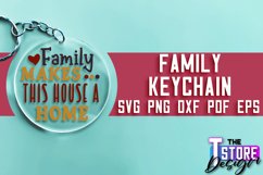 Family SVG Keychain Design | Family Quotes SVG Design | SVG Product Image 1