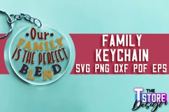Family SVG Keychain Design | Family Quotes SVG Design | SVG Product Image 1