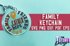 Family SVG Keychain Design | Family Quotes SVG Design | SVG Product Image 1