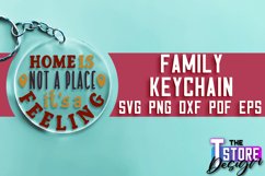 Family SVG Keychain Design | Family Quotes SVG Design | SVG Product Image 1