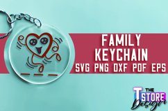 Family SVG Keychain Design | Family Quotes SVG Design | SVG Product Image 1