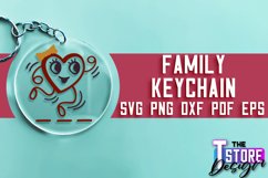 Family SVG Keychain Design | Family Quotes SVG Design | SVG Product Image 1